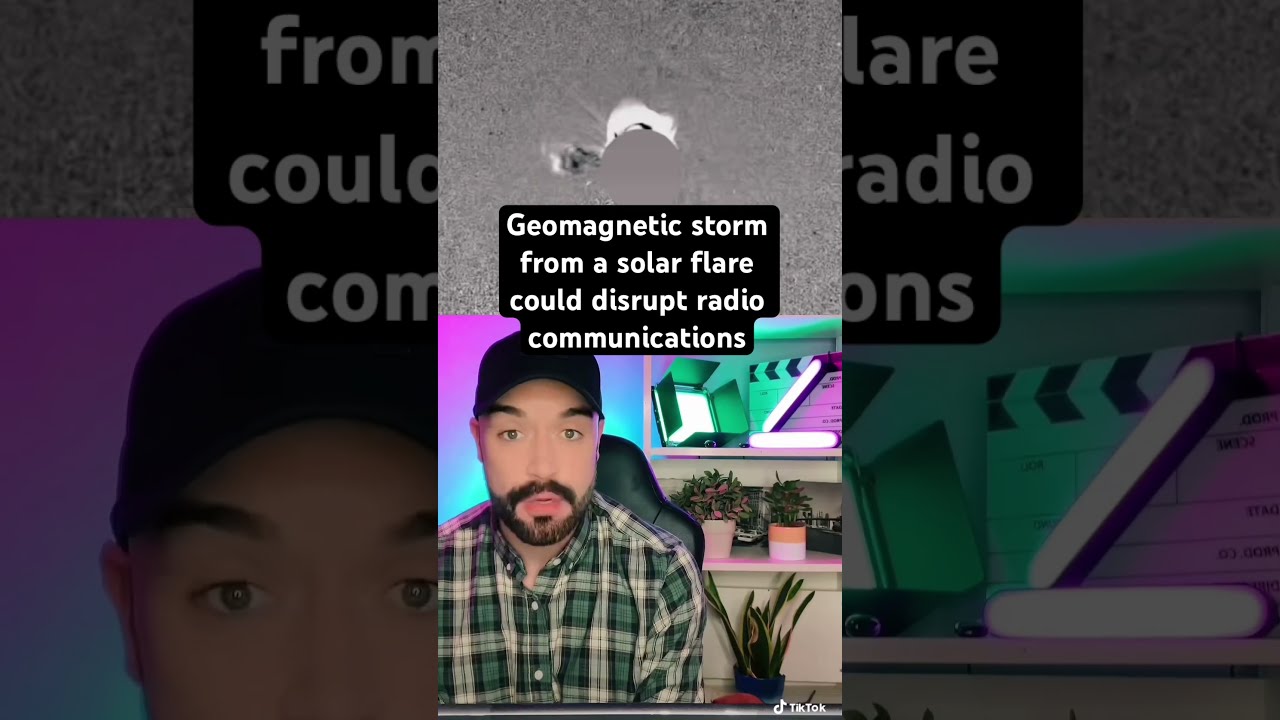 Geomagnetic Storm From A Solar Flare Could Disrupt Radio Communications