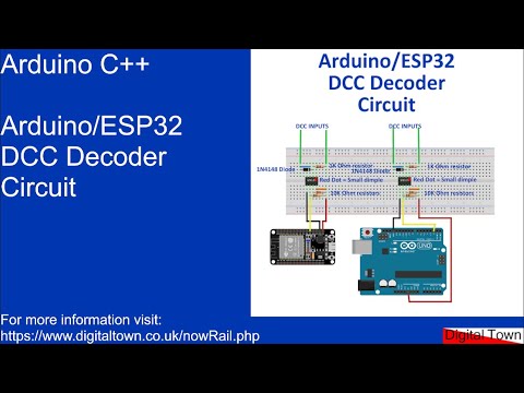 #79 Arduino C++ Arduino or ESP32 DCC Accessory Decoder circuit - YouTube
