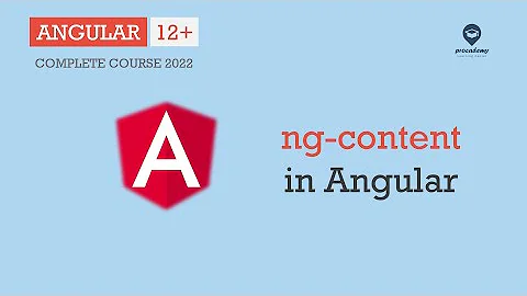ng-content in Angular | Directives | Angular 12+