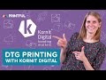 DTG Printing Process Breakdown with @Kornit Digital - Digital Textile Printing Solutions