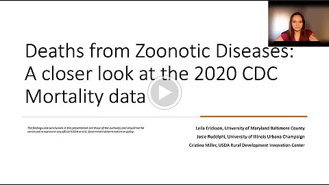 Flashtalk:  Deaths from Zoonotic Diseases