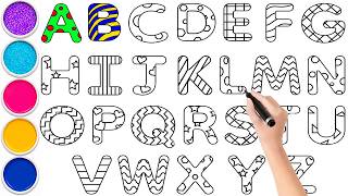ABC Letter Coloring for Kids: Learn and Color A-Z, ABC ART: Coloring Every Letter from A - Z, KS ART