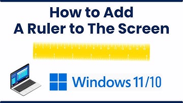 How to add a ruler to the screen on Windows 11