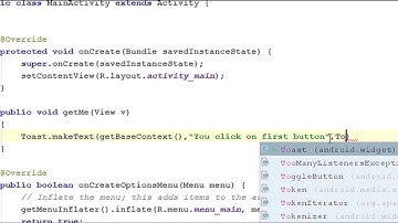 Android Studio Tutorial   08   Respond to Button Click Events