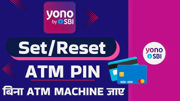 SBI ATM Pin Set/Reset || Yono Sbi Atm Pin Reset || Sbi debit card ATM card pin change