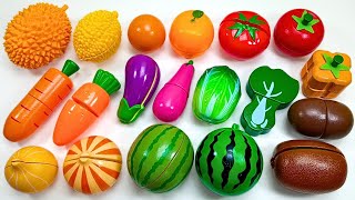 How to Cutting Wooden & Plastic Fruit Vegetables, Eggplant | Satisfying Video Squishy ASMR