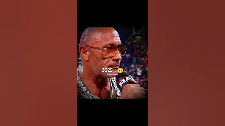 The Rock & Cody Rhodes 2024 vs 2025 : 🥹