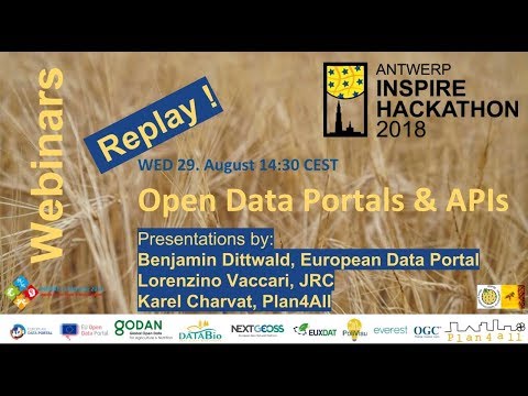 Open Data Portals & APIs - INSPIRE Hackathon 2018 Webinar