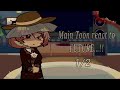 Dandy World Main Toon React to Future || 1/2 || DISCOUNTINUE