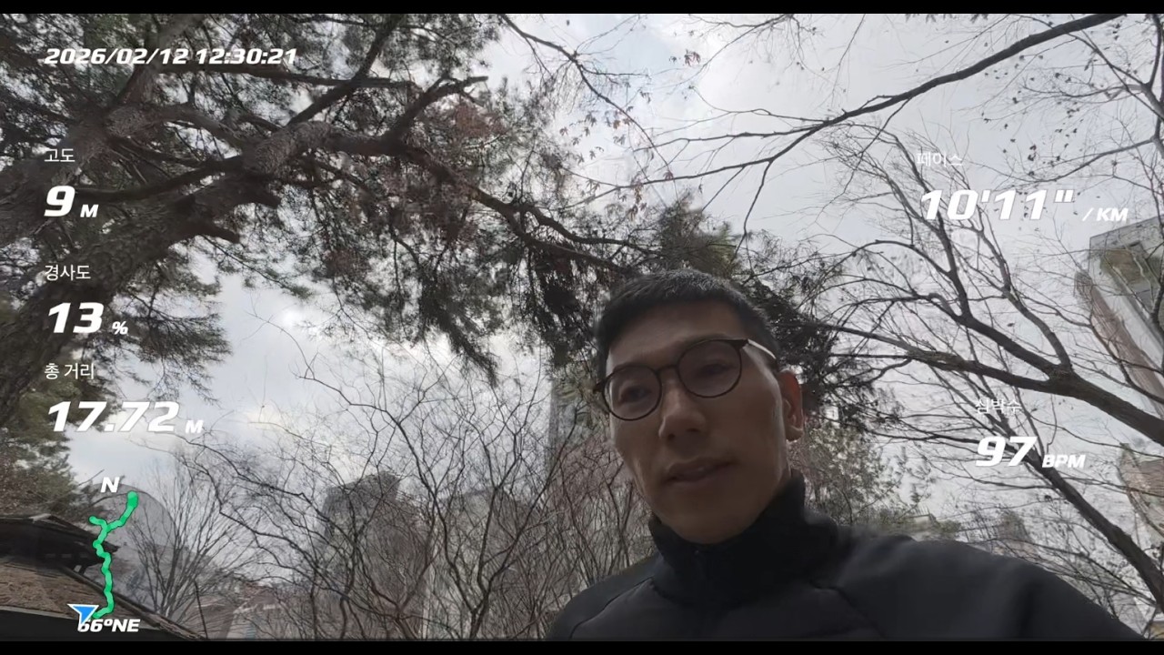 서리풀 트레일 러닝 5km (방배역 인근 - 몽마르뜨 공원 ) Seoripul Park Lunchtime Trail Run POV