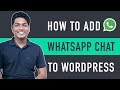 How to Add WhatsApp Chat to WordPress Website