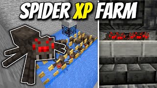 Easy Spider XP Farm  Minecraft 1.19 Tutorial (Java Edition)