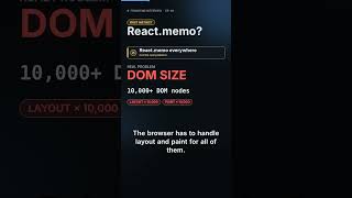 frontend interview ep08: React Interview: Fix a Laggy Huge List (Not React.memo!) #shorts  #claude