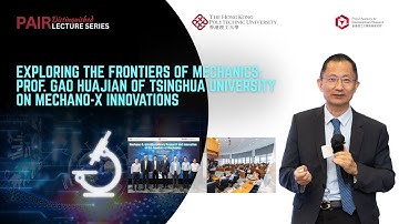 PAIR Distinguished Lecture by Prof GAO Huajian (13 Jun 2025)