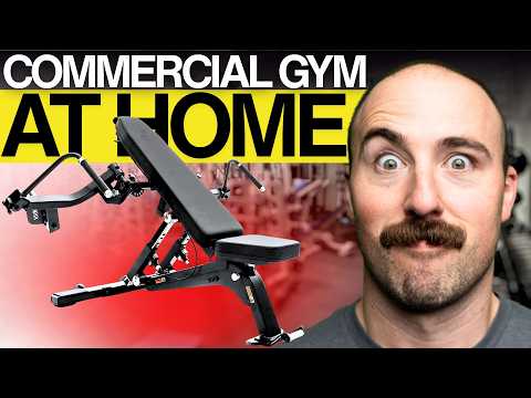 This Home Gym Weight Bench TRANSFORMS Into Commercial Gym Machines