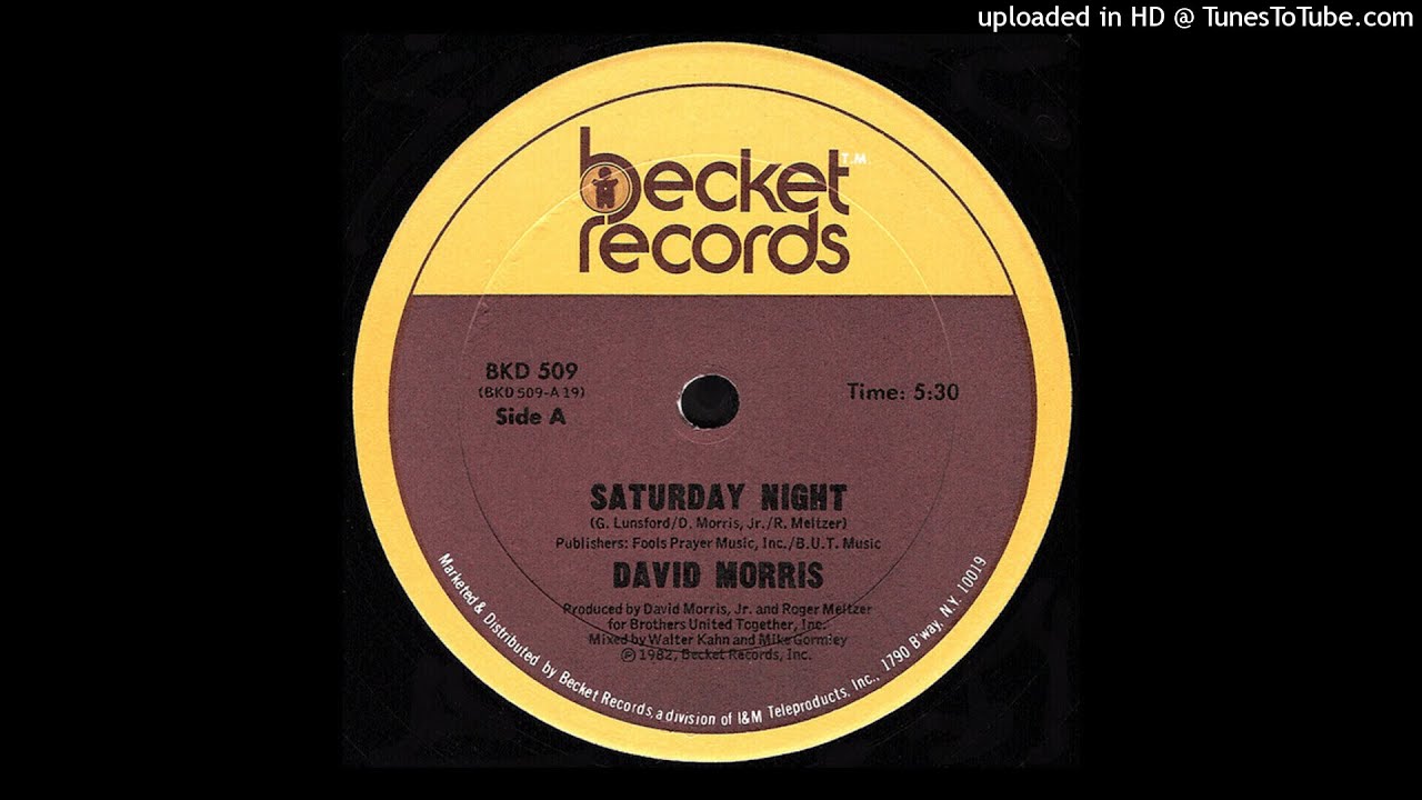 David Morris Saturday Night YouTube