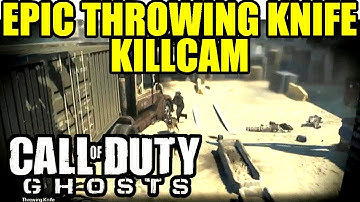 COD GHOSTS : EPIC THROWING KNIFE KILLCAM