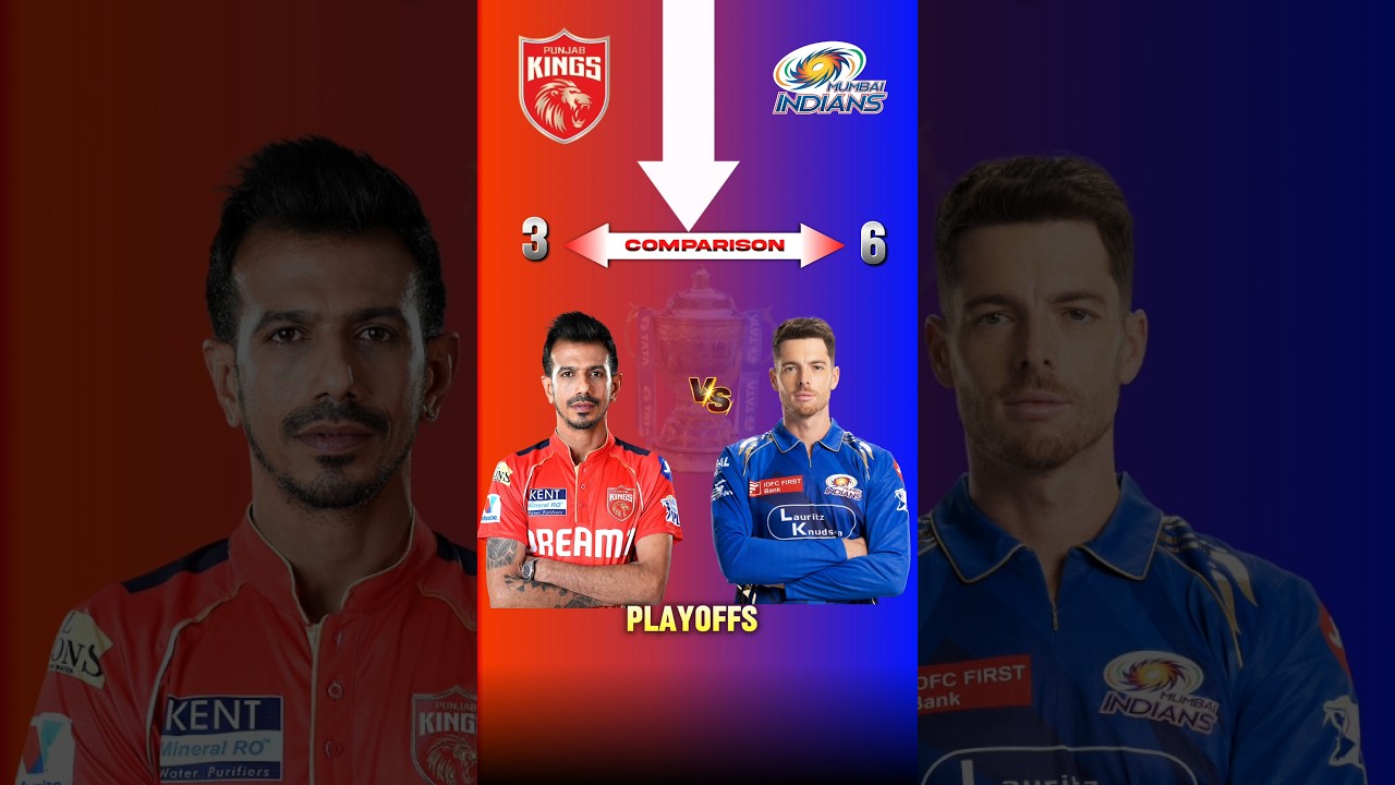 PBKS VS MI : Playoffs Comparison 🔥 