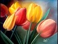 Tulipas pintura