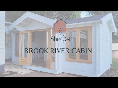 Tour the Brook River Cabin by SheShed NZ