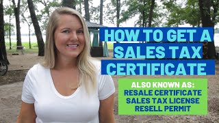 How to get a Sales Tax Certificate for Amazon Retail Arbitragers (AKA Resale or Sales tax license)