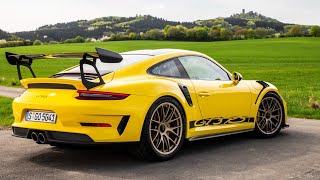 Желтый Porsche 911 GT3 RS на Nurburgring в Gran Turismo Sport