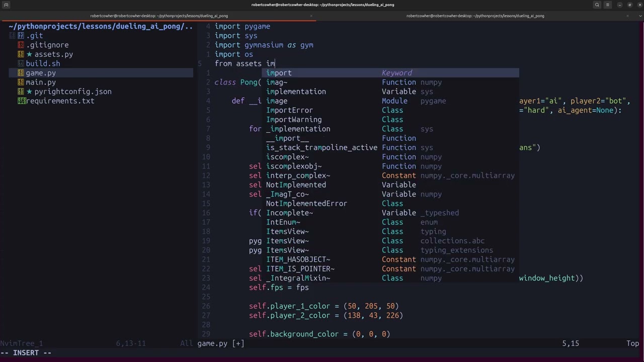 Dueling AI - Self-Play RL with a Custom Pong Engine - Part 3 - Game Dynamics