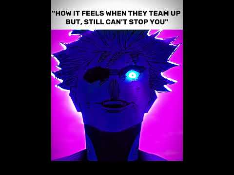 How gojo feels when no one could stop him #gojo #jujutsukaisen #sukuna #jjk#animeedit #anime