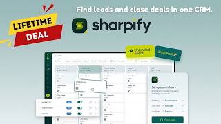Sharpify CRM Lifetime Deal: Capture Leads & Close More B2B Deals