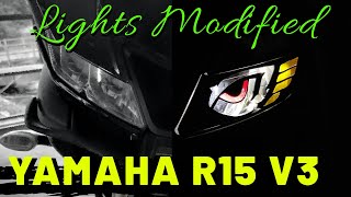 r15 v3 headlight sticker