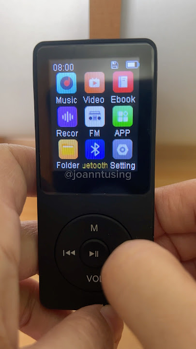 Bluetooth MP3 Player - Durable and Affordable (Product LINK in description box) @JoannTusing