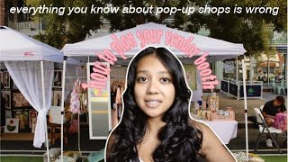 how to create the BEST vendor booth for a popup shop // how to popup ep. 1