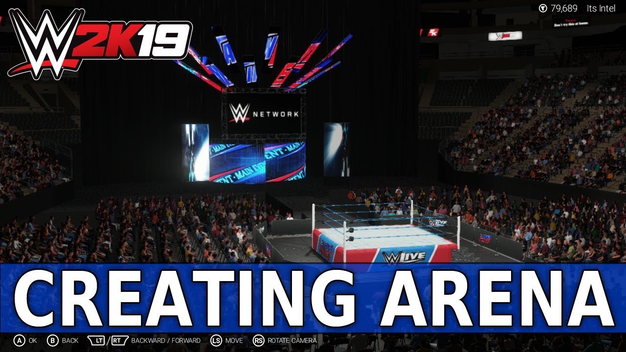 WWE 2K19 Create an Arena: Main Event House Show - YouTube