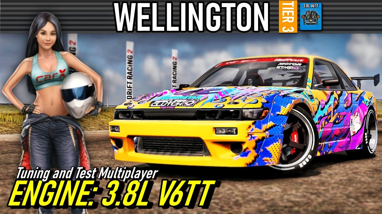 CarX Drift Racing 2 - WELLINGTON - 3.8L V6TT - Tuning and Test Multiplayer