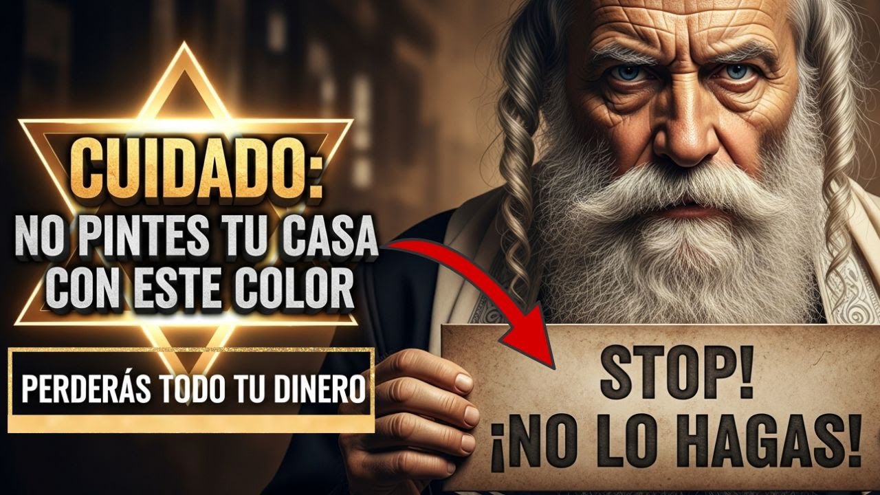 NUNCA Pintes Tu CASA De ESTOS 7 Colores ATRAEN Mala Suerte y Pobreza |SABIDURÍA JUDÍA