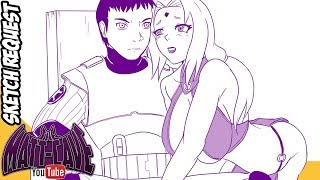 Sketch Request - Tsunade slave to Gen Gerr