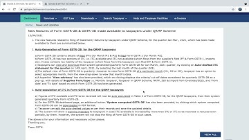 GSt new update 13 April 2021 GSTR 2B & GSTR 3B made available to taxpayers || QRMP main 2B update