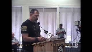 8-2-18 Scott Netherton asks Tanya Stolz to step down as Mayor Pro-Tem