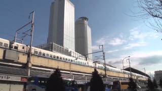 名古屋駅　下り300系ひかり511号発車