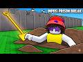 I had to dig to escape prison in roblox. Make sure you watch  to find out what happens .
