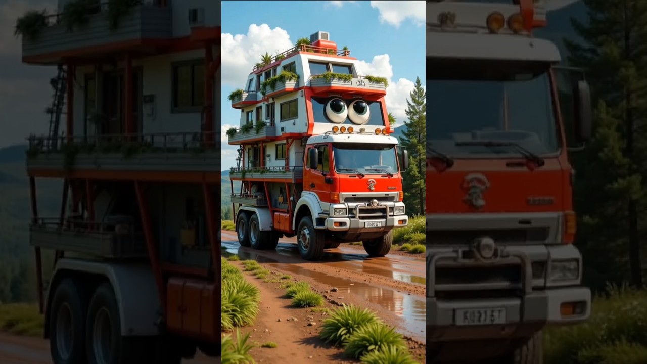 Jcb 😮 jcb video, mobil mobilan, lorry truck, bus, truk oleng, mobil polisi, Caminhão, tractor 6