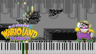【スーパーマリオランド3 ワリオランド】17.トロッココース【ピアノアレンジもどき】