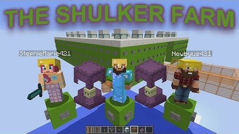 HOW TO BUILD A SHULKER SHELL FARM IN VANILLA MINECRAFT 1.12 With Spawner