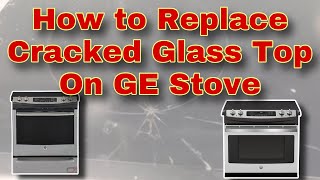 GE Cooktop - broken glass all other parts working