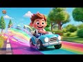 Tiny Wheels ABC Car Learning Song | Alphabet Driving Song for Kids | Fun Nursery Rhyme Adventure