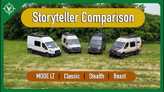 Storyteller Overland Comparison: Mode LT vs. Classic vs. Stealth vs. Beast