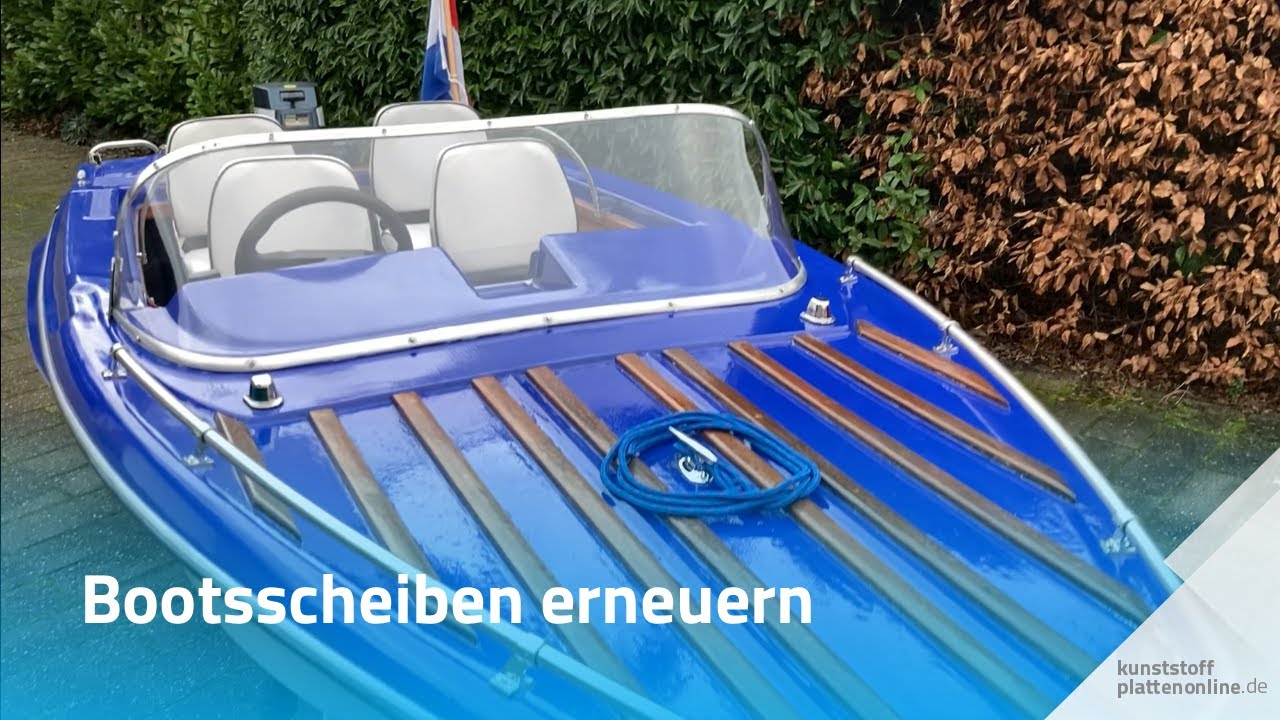 Windschutzscheibe aus Acrylglas für JetBoot