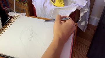 How to block out (start) your still life drawing