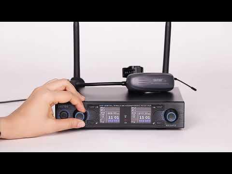 SGPRO Quad Handheld Wireless Microphones System for Events