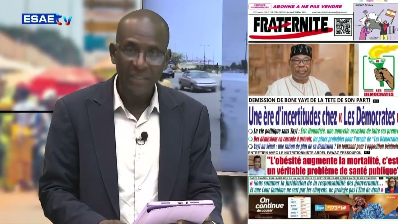 LA UNE DES JOURNAUX DU JEUDI 05 MARS 2026